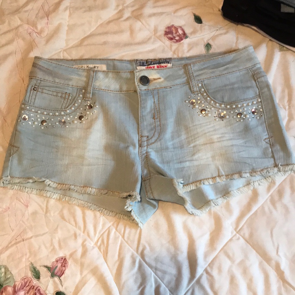 Light blue shorts